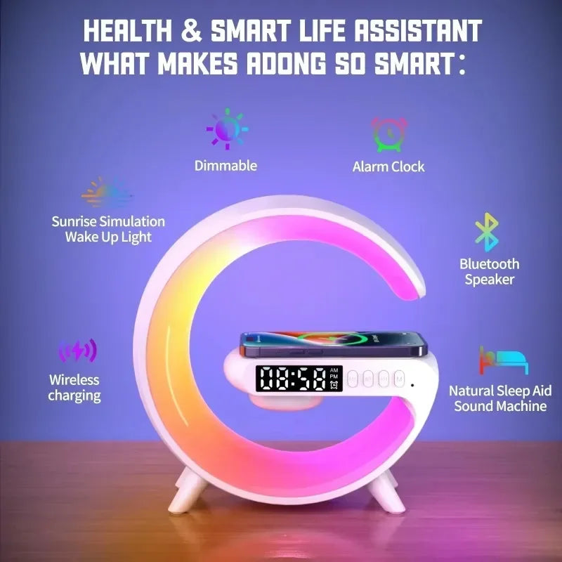 Rainbow Glow Clock BT-3401 Wireless pad | SUM&WIN
