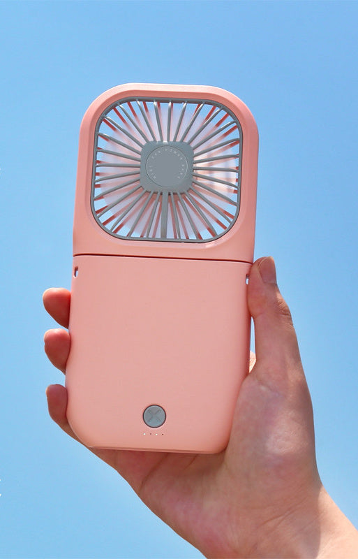 Folding Fan Creative Mini Large Wind Electric Fan Portable SUM&WIN