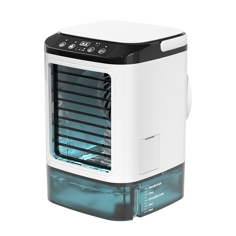 New Style Air Cooler Desktop Air Conditioner Fan Dual Spray Cooling Electric Fan Air Cooler USB Portable Refrigeration SUM&WIN