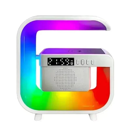 RGB Desk Clock Nightlight Wireless Charger | SUM&WIN