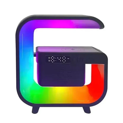 RGB Desk Clock Nightlight Wireless Charger | SUM&WIN
