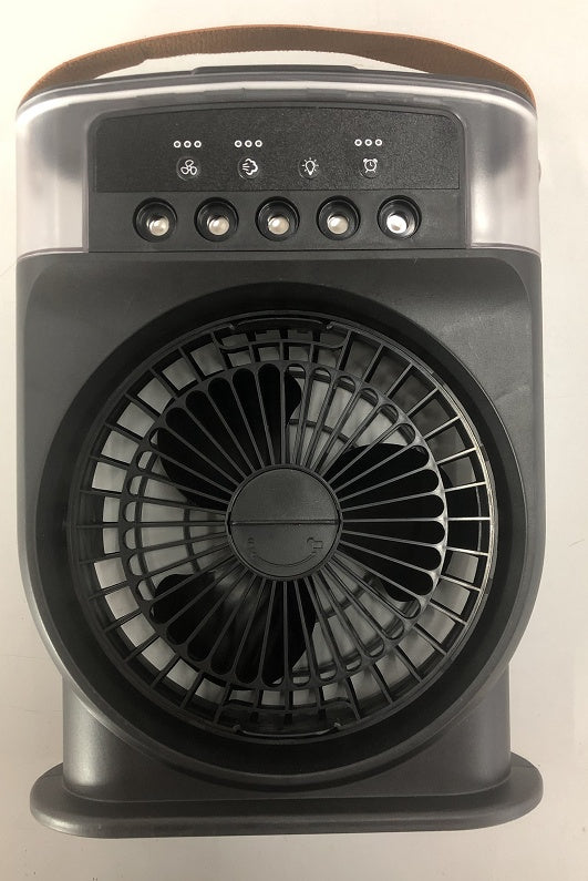 Portable USB Air Conditioner Cooling Fan With 5 Sprays 7 Color Light 600ML Water Tank Spray Mist Air Cooler Humidifiers SUM&WIN
